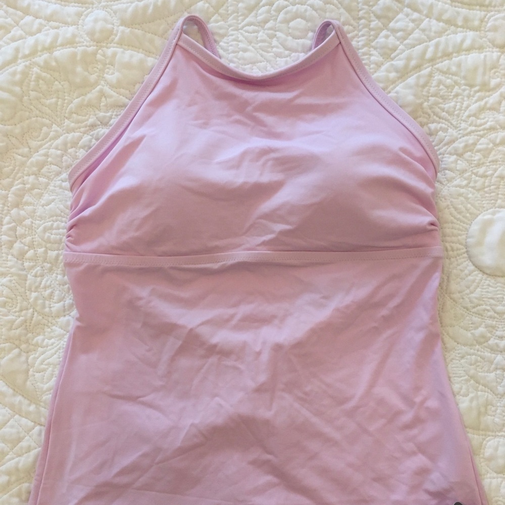BNWT Athleta High Neck Tie Back Tankini Top